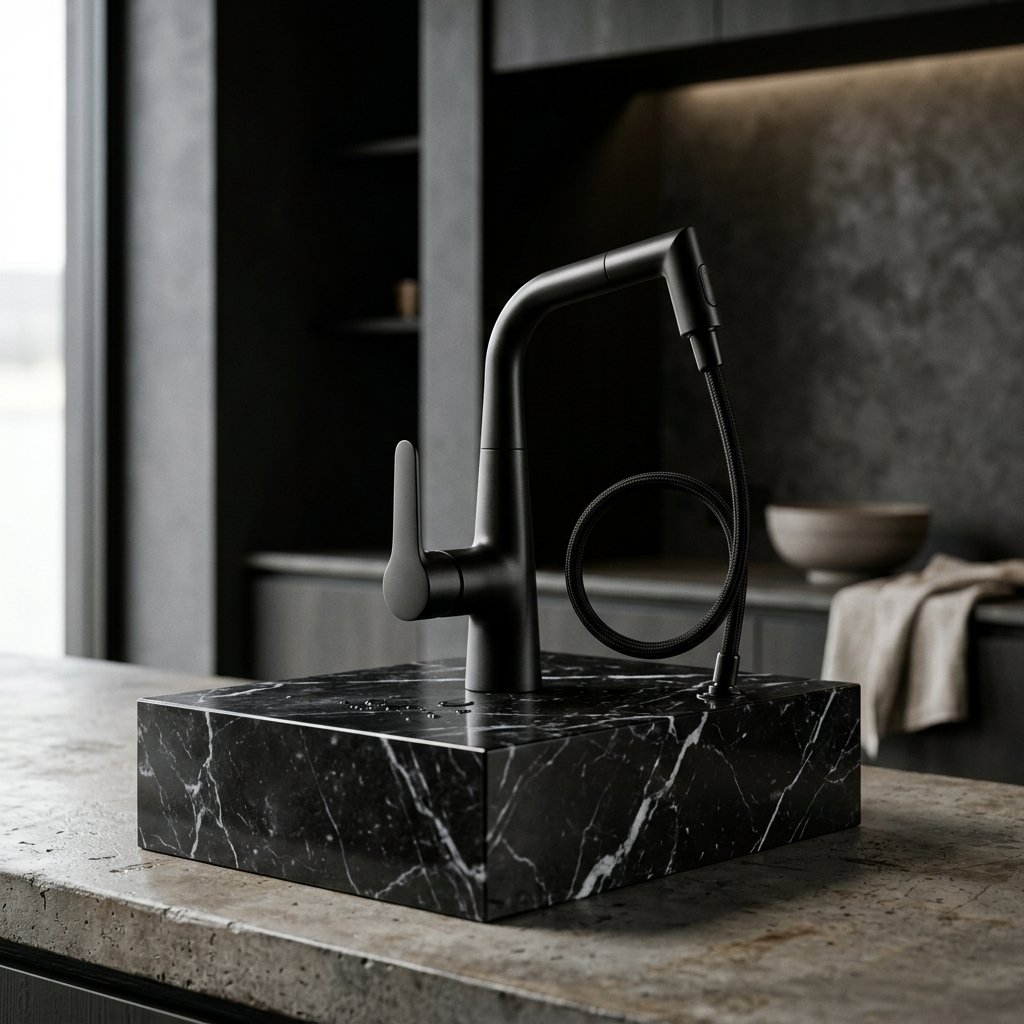 Royal Nero Marquina Porcelain Slab